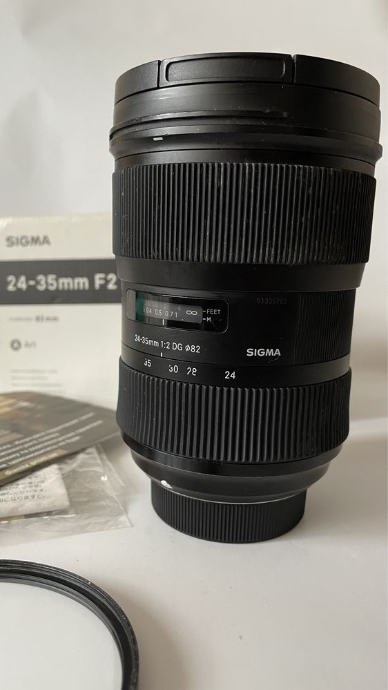 Продам об'єктив sigma 24-35 f2.0 art (nikon)