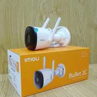 Поворотная wifi камера видеонаблюдения 4mp Видеокамера imou bullet 2c