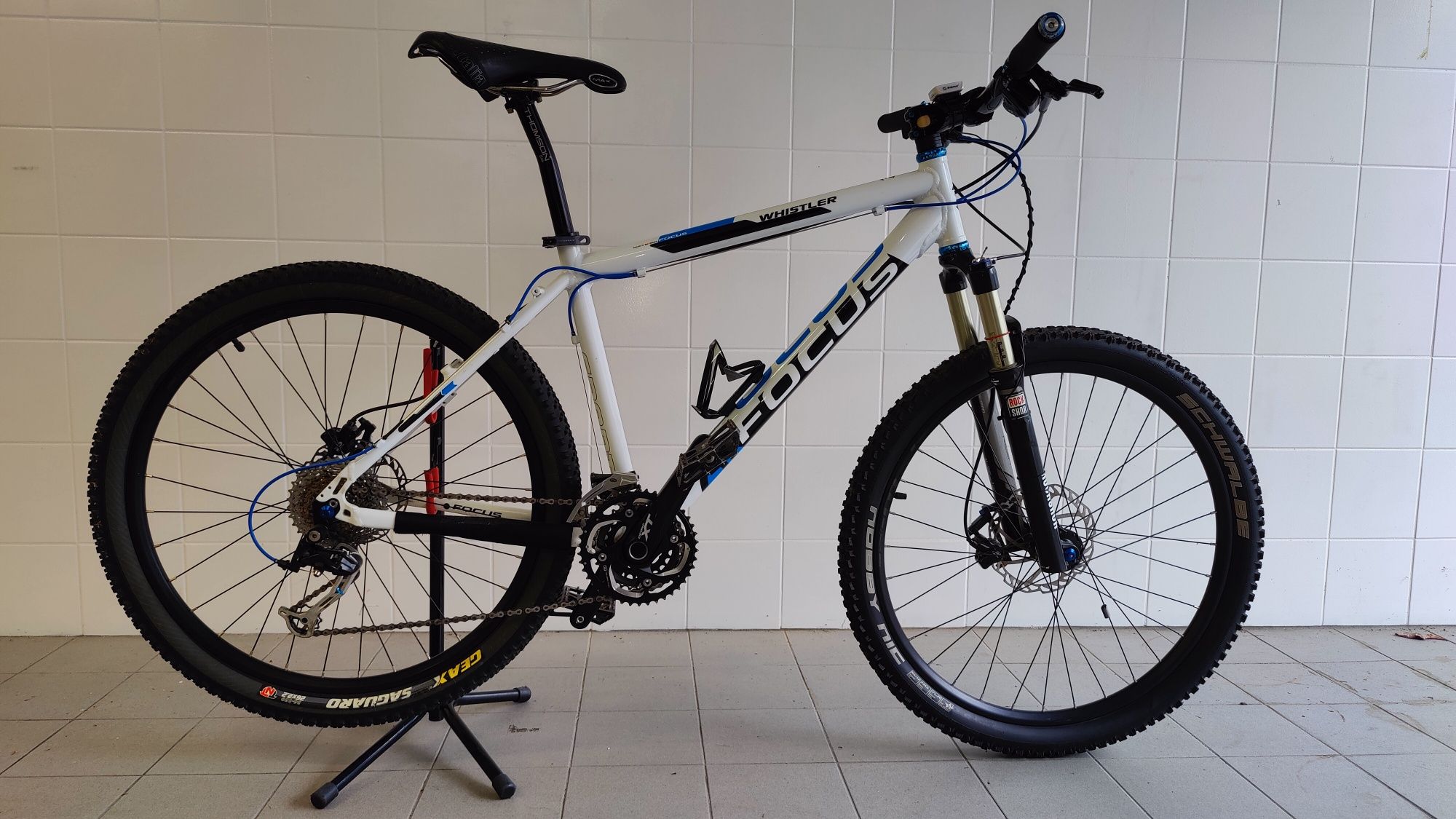 Bicicleta Focus whistler com upgrades
