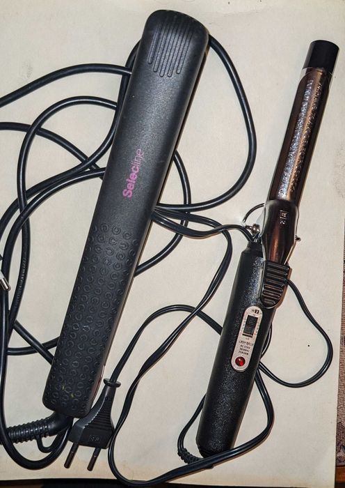 Щипцы- выпрямитель для волос  Selecline и щипцы LADY RAISA