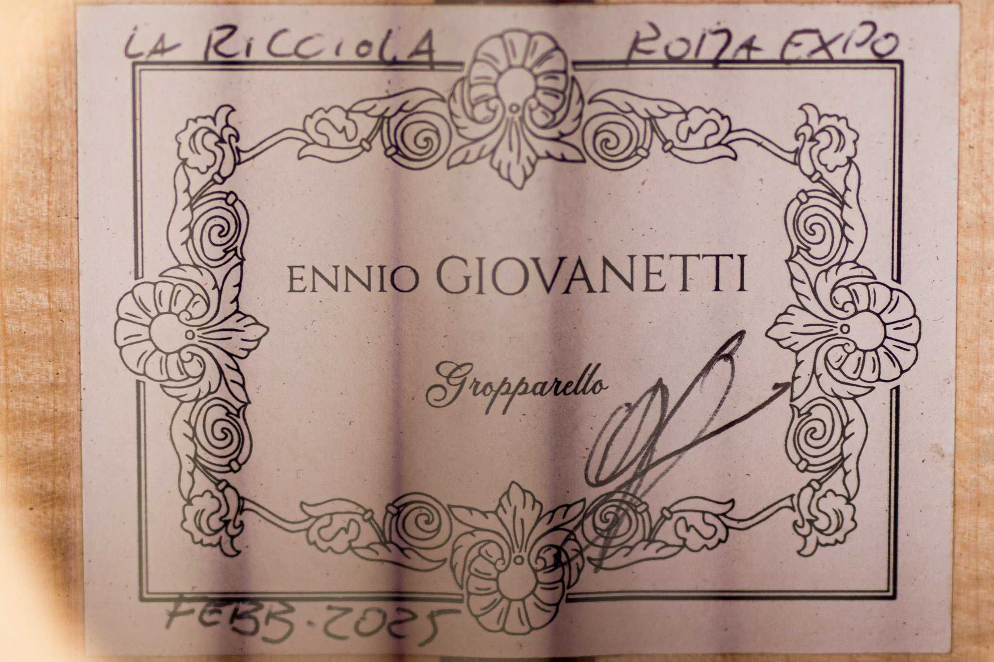 Gitara klasyczna Ennio Giovanetti „La Ricciola”