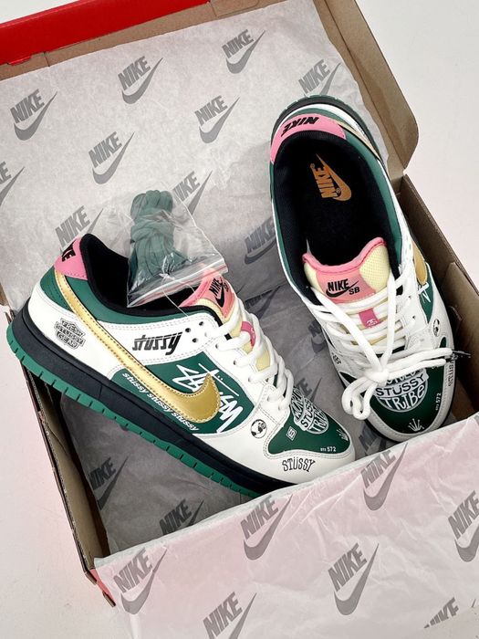 Sneakersy Nike sb dunk low x Stussy