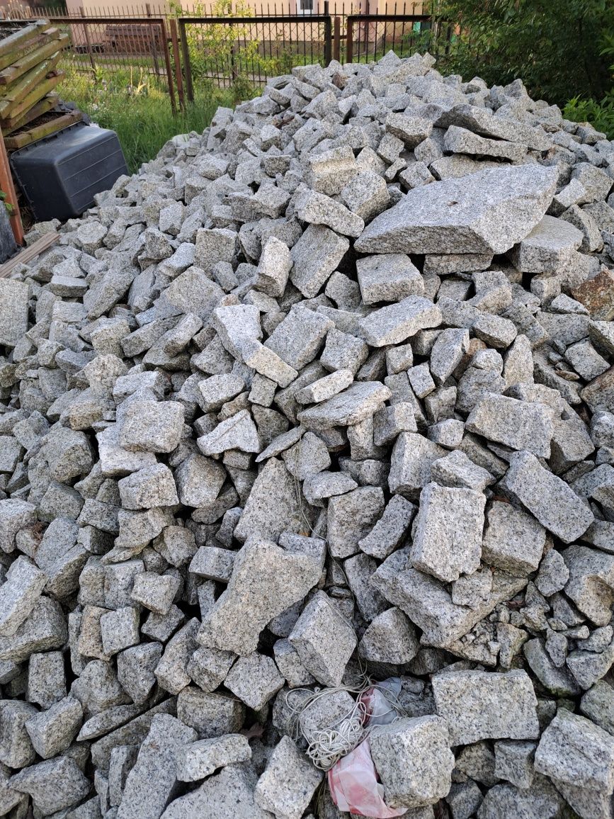 Łupek gabion kostka