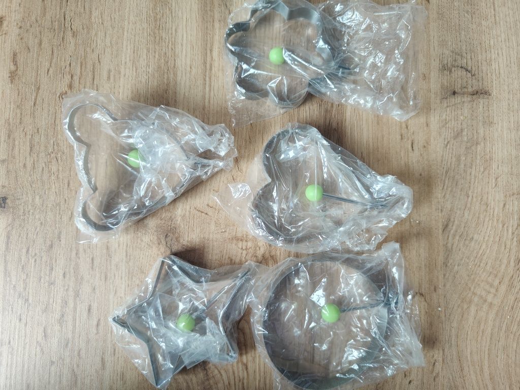 Nowe foremki 5 sztuk serduszko gwiazdka Miki do jajek ciastek