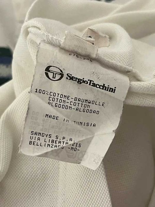 Sergio Tacchini Białe Polo
