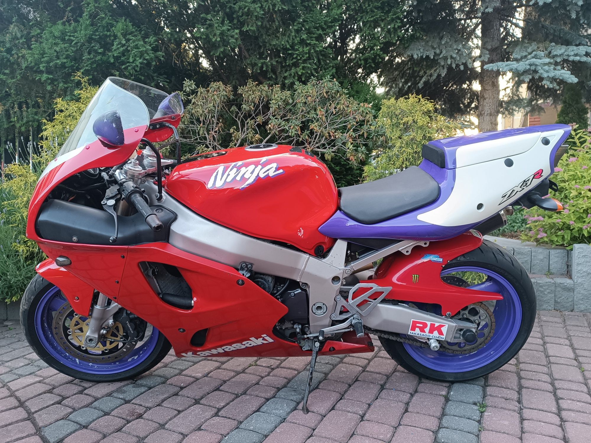 Kawasaki, ZX7 R Oryginalny lakier 1998rok