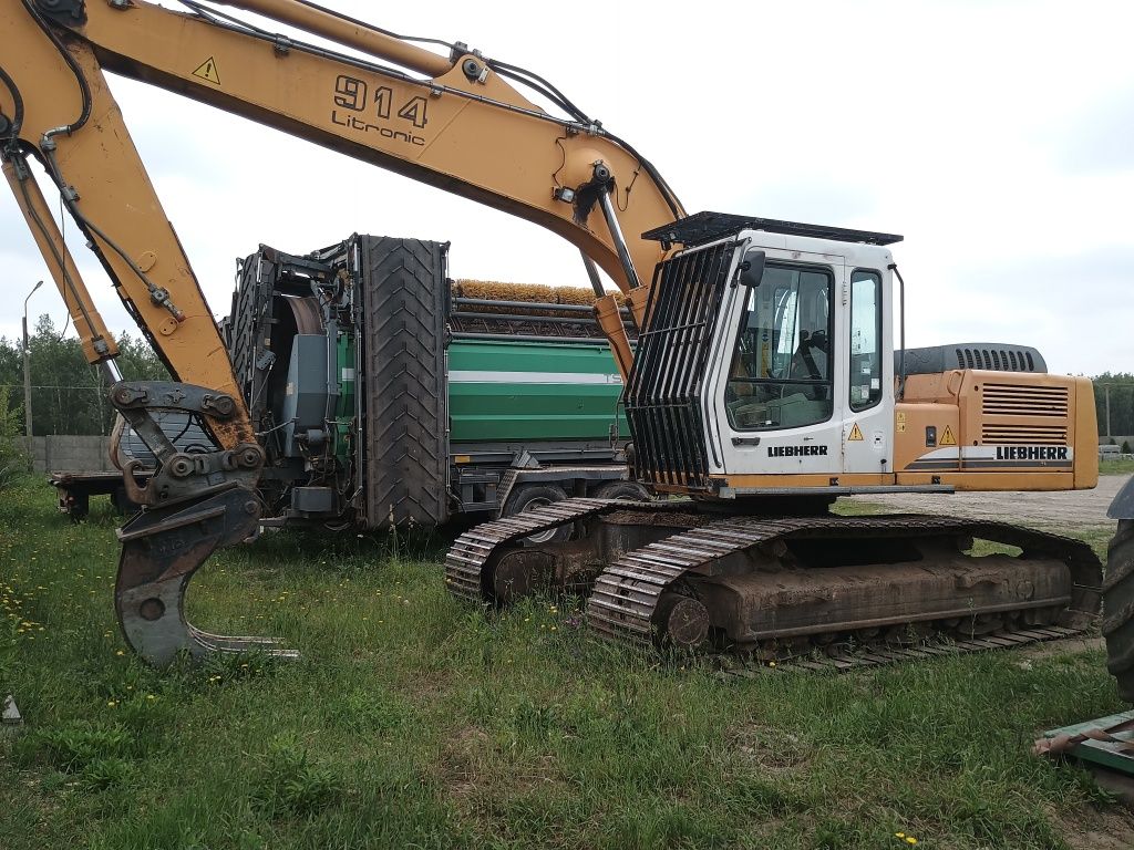 koparka gąsienicowa Liebherr R 914 B HDSL.
- rok pr