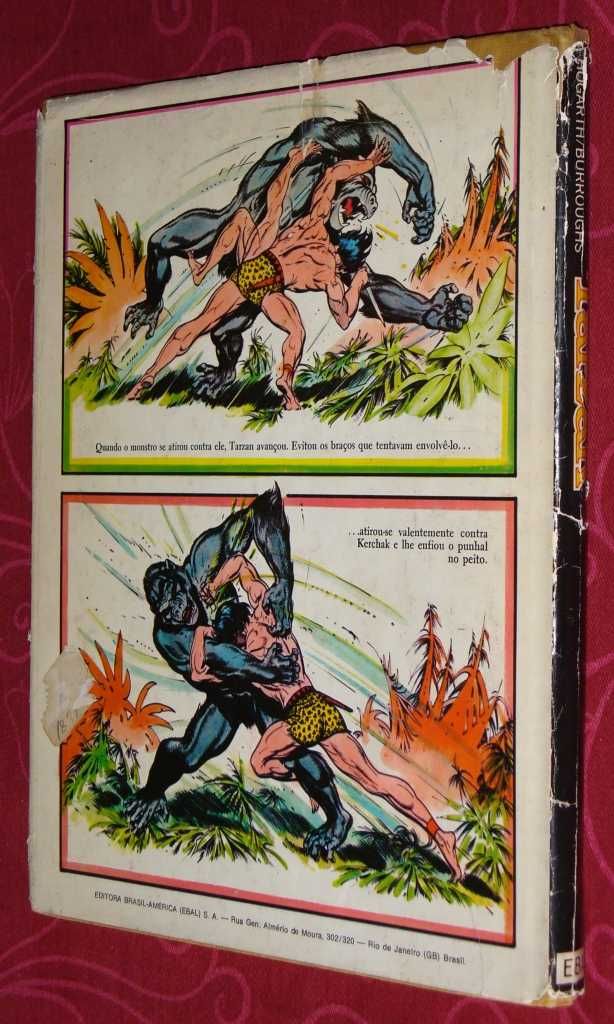 TARZAN, O FILHO DAS SELVAS - Burne Hogart - Ebal - a cores