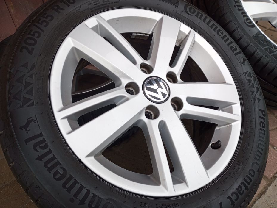Alu 16" 5x112 ET 50 VW Golf Passat Touran Jetta Caddy Audi Seat Skoda