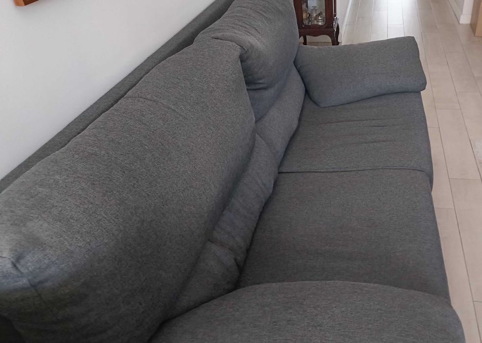 Sofá em tecido Para duas pessoas