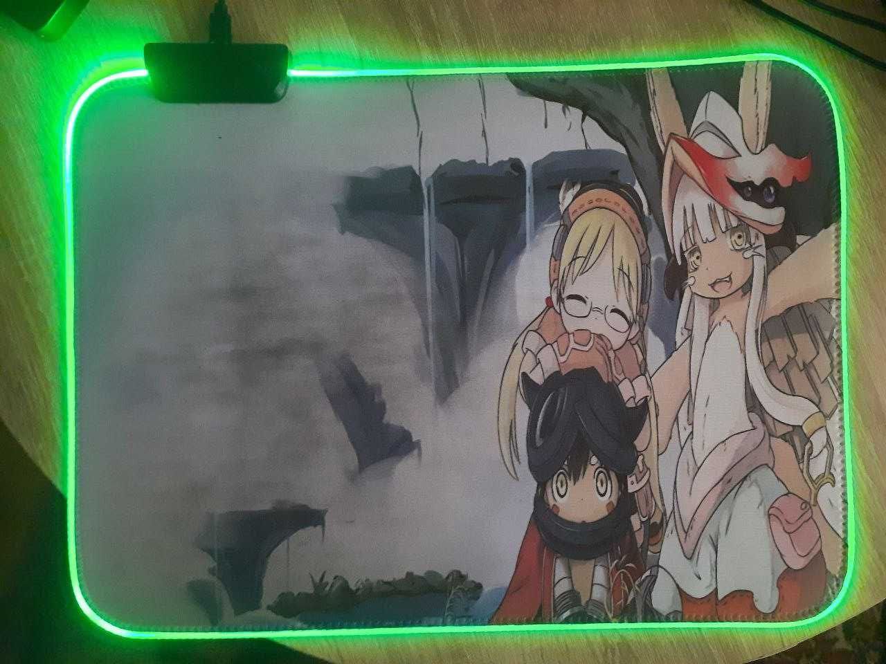 Made in Abyss Коврик для миші с RGB підсвіткою