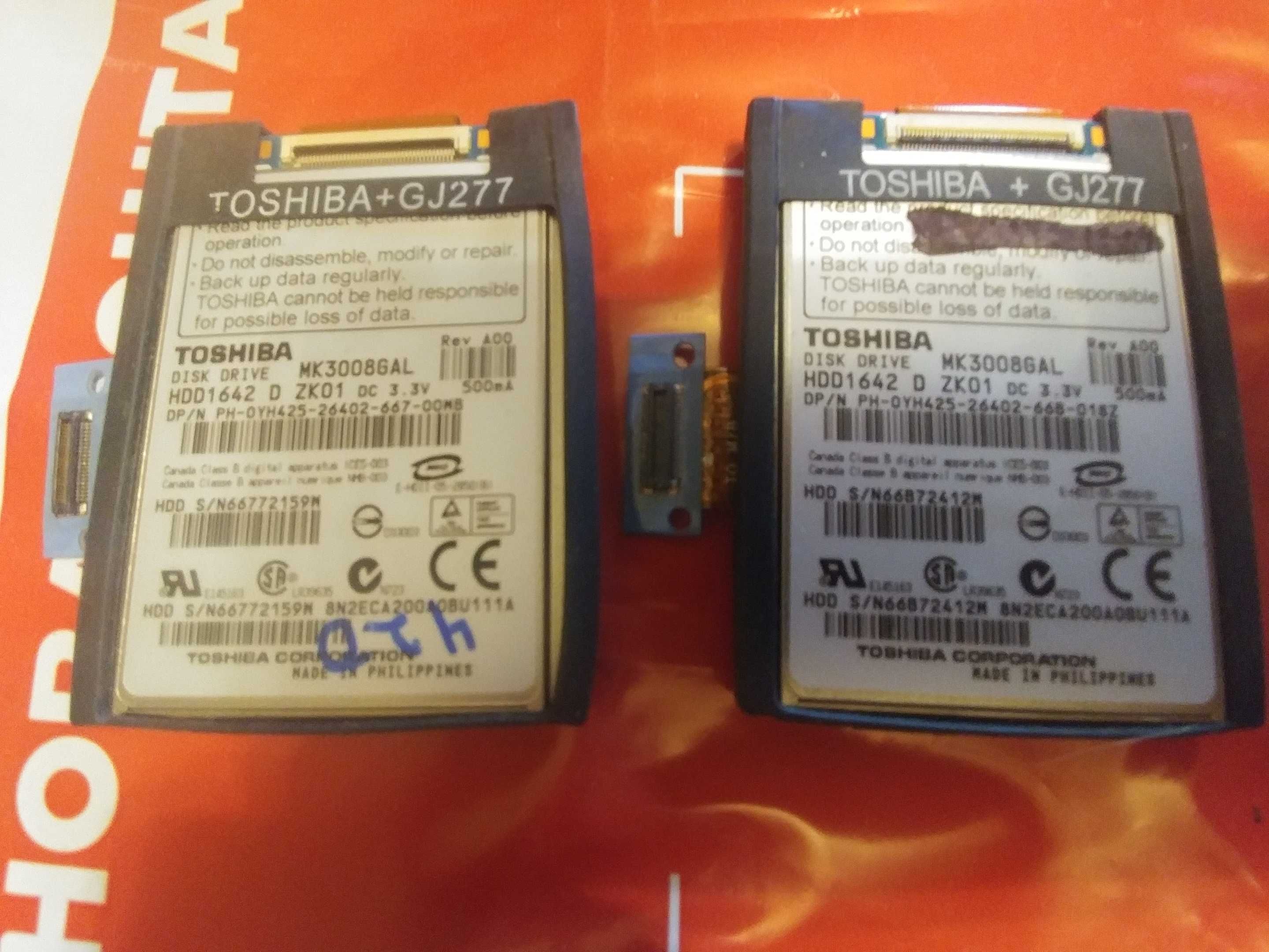 1.8" 30GB ZIF HDD от Dell D420 D430 со шлейфом и патроном