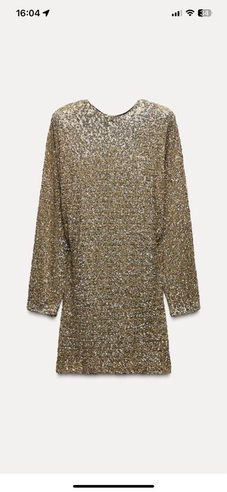 Zara wyszywana cekinami Glamour Nowa