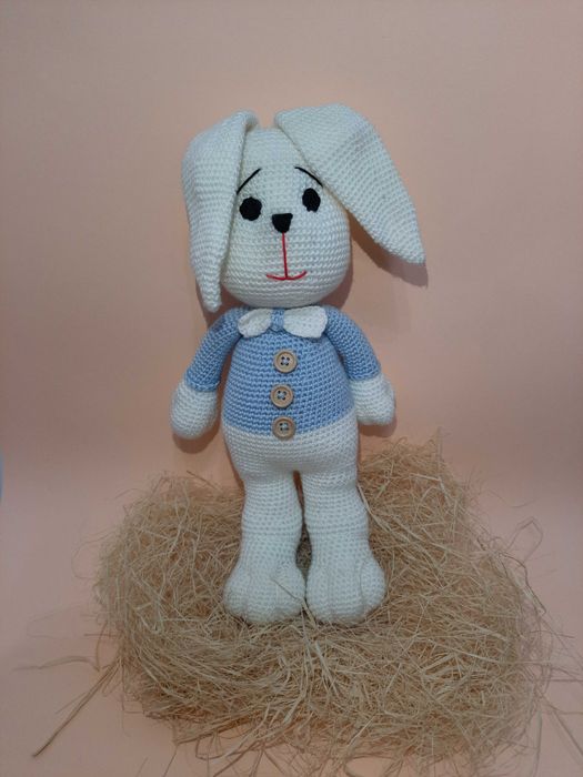 Coelho em Croché - Feito à Mão, Personalizável