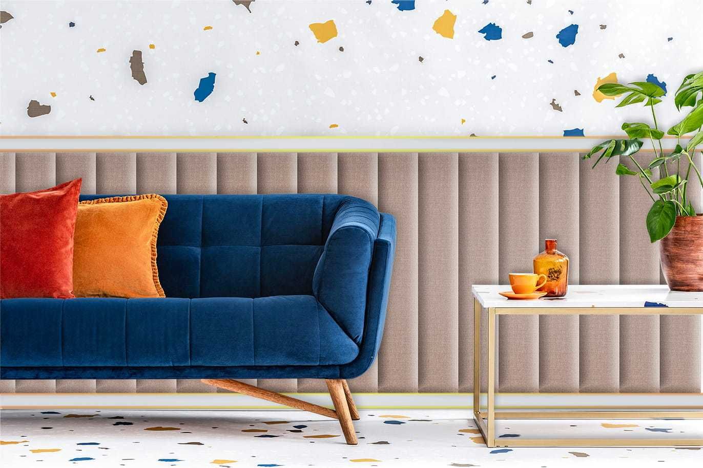 Panel ścienny tapicerowany 100x20 Magic Velvet 2206 -5 sztuk