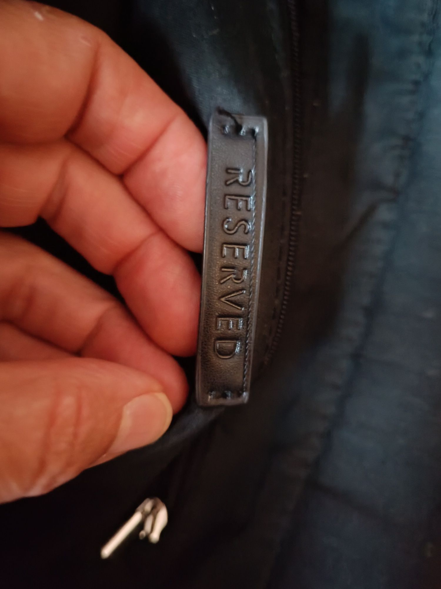 Mega fajna pojemna torba z miękkiej skórki Reserved