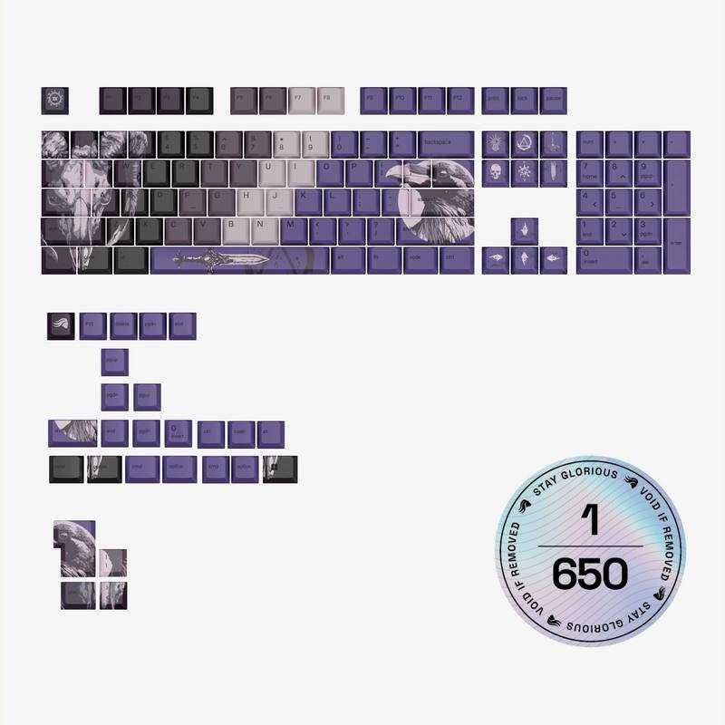 Кейкапы / keycaps Glorious - GPBT Black Magic [Limited Edition]