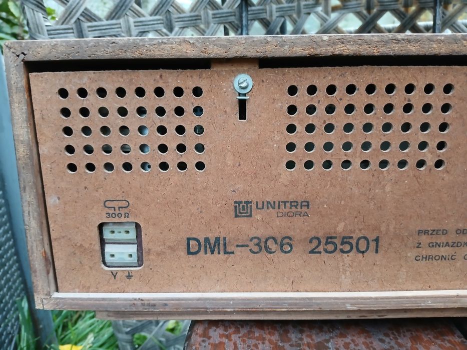 Radioodbiornik Unitra Diora DML-306 Klawesyn, lata 70"