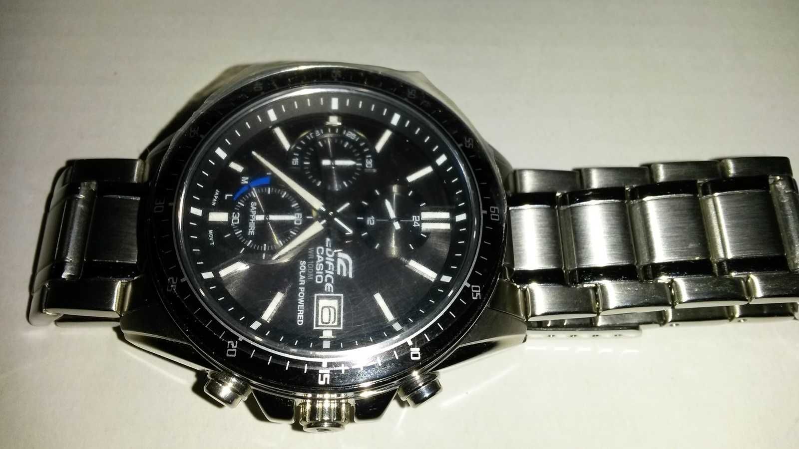 Zegarek męski solarny Casio Edifice chronograf solar NOWY