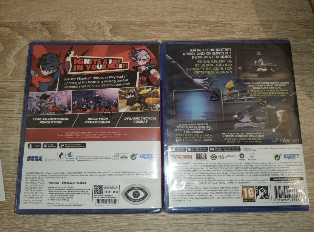 Pack little nightmares e persona PS5 PlayStation