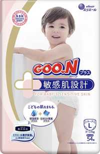Підгузки Goo.N гун Goon Plus L, 9-14 кг 54 штуки