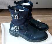 Netia blue botki lakierki jesienne/wiosenne roz. 35