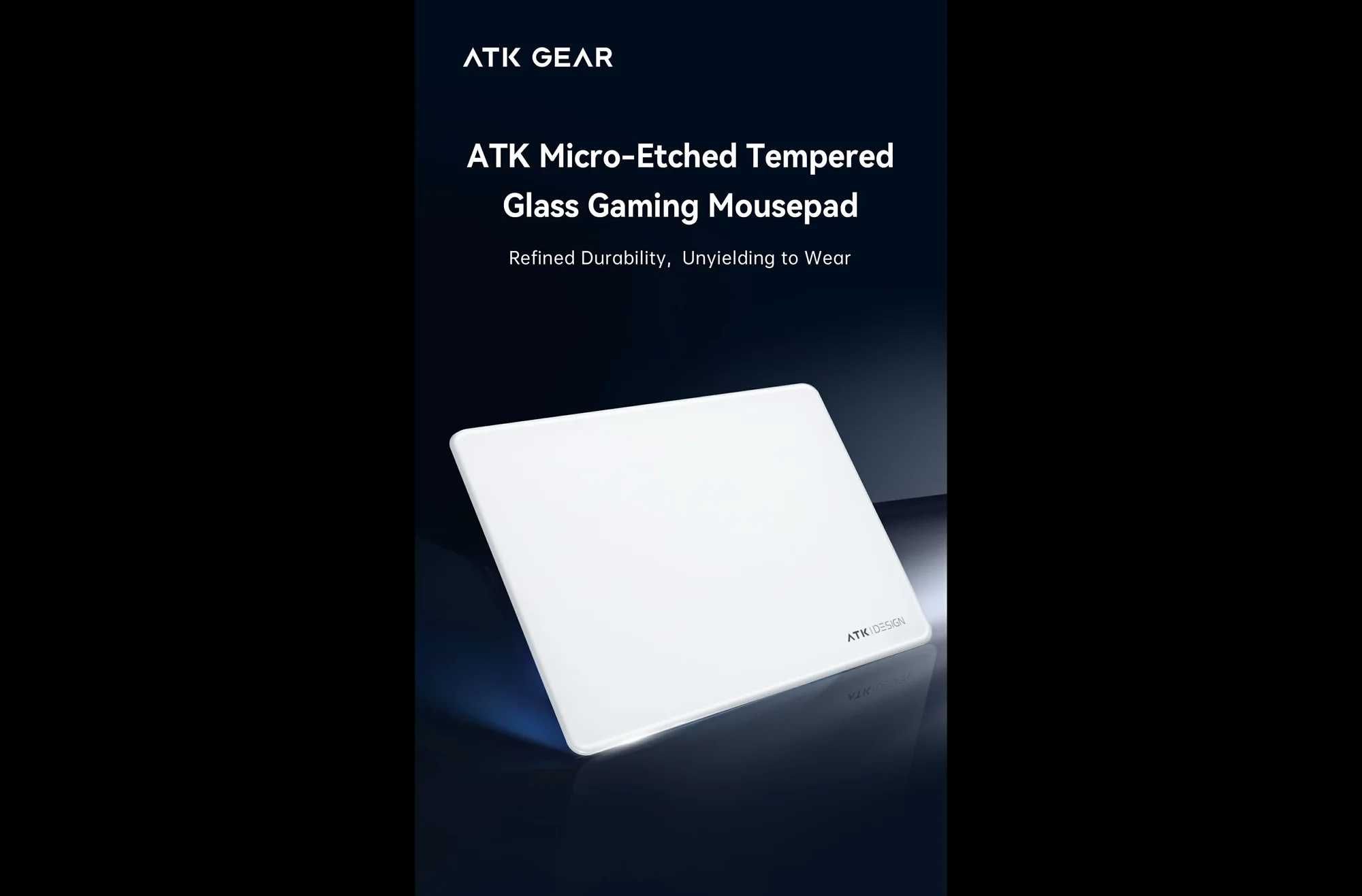 ATK Micro-Etched Tempered Glass Gaming Mousepad скло ігрова поверхня