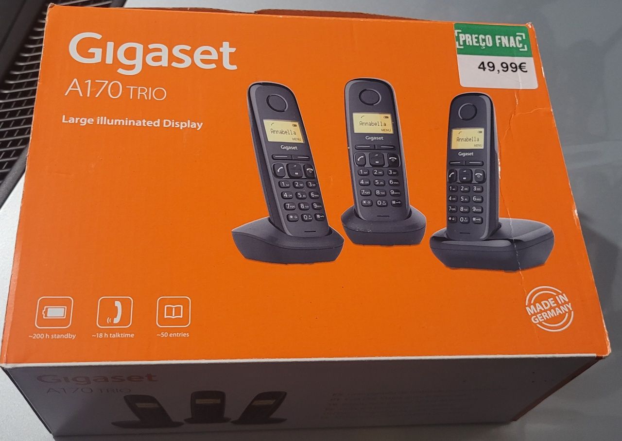 Telefones trio de casa