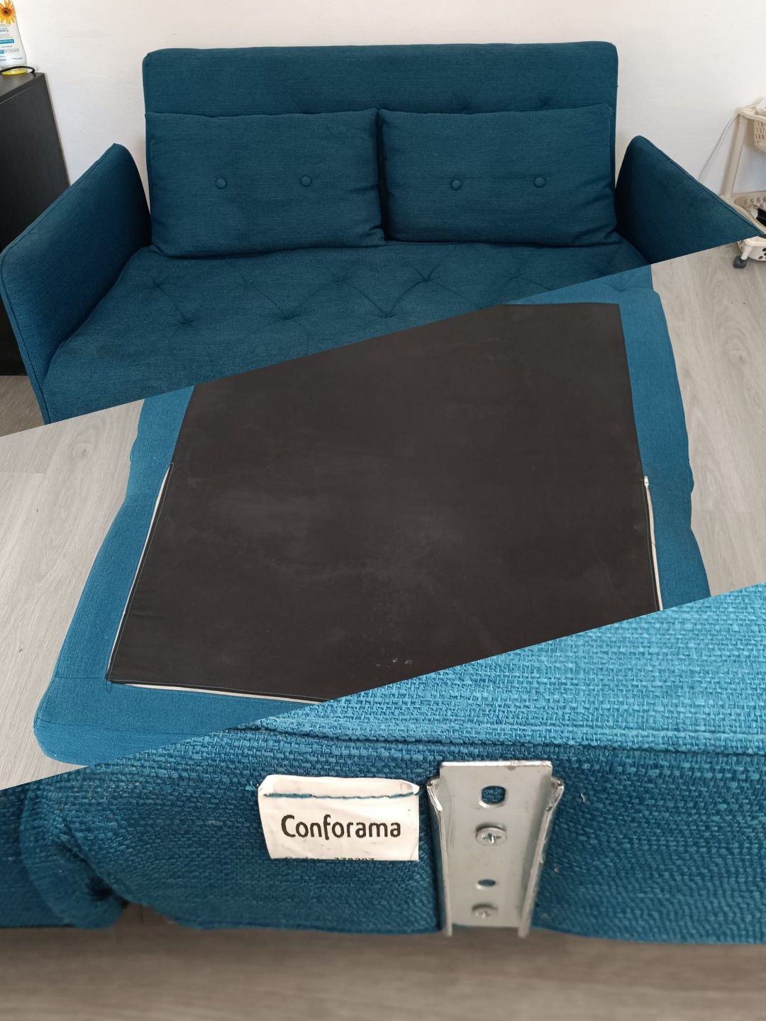 Sofá cama !! Semi novo, marca:Conforama