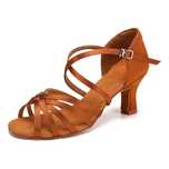 Damskie buty do tańca miedziane 35,5