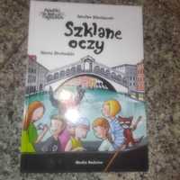 Fajna książka dla dziecka w  twardej okładce SZKLANE OCZY