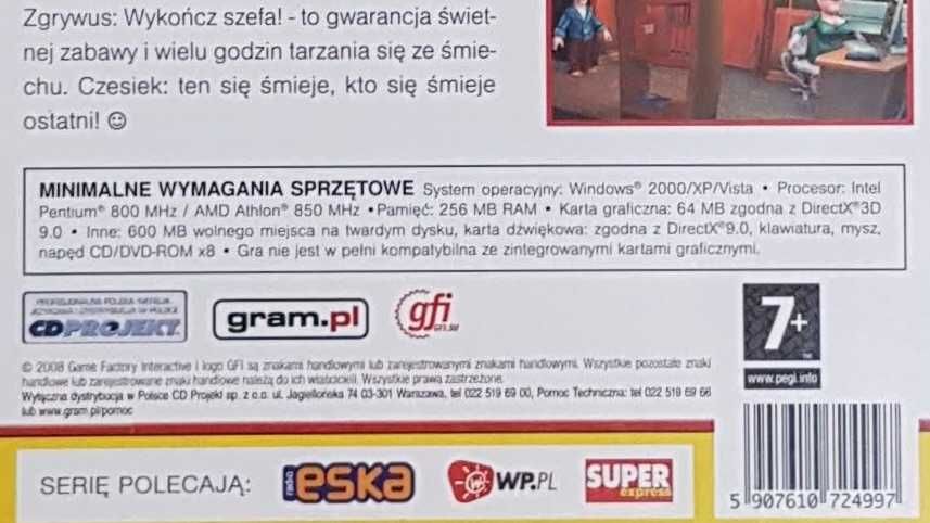 Zgrywus: Wykończ Szefa gra komputerowa na PC wersja pudełkowa