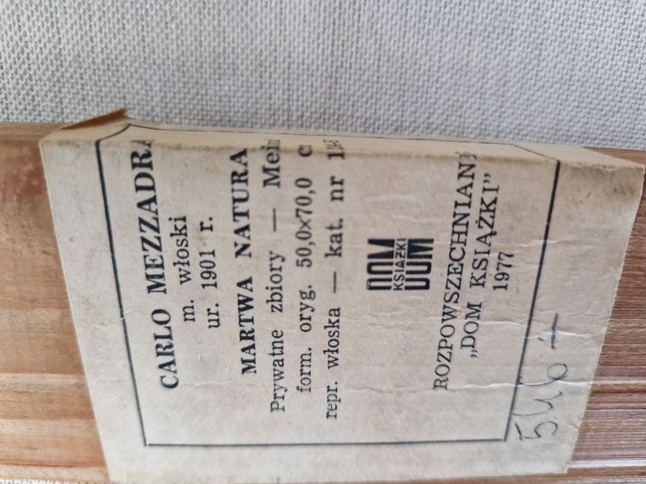 Obraz replika Martwa Natura Carlo Mezzadra