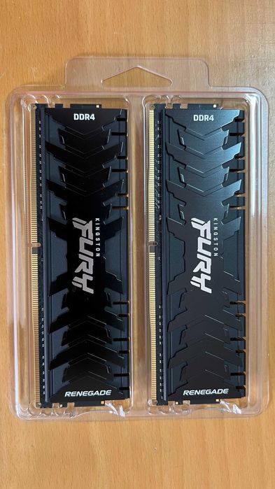 Memória RAM Kingston 16GB Fury Renegade Black (2x 8GB) 4800Mhz DDR4