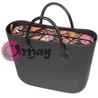 Czarny organizer do OBAG STANDARD orient piasley 2kieszenie wkład OMAY