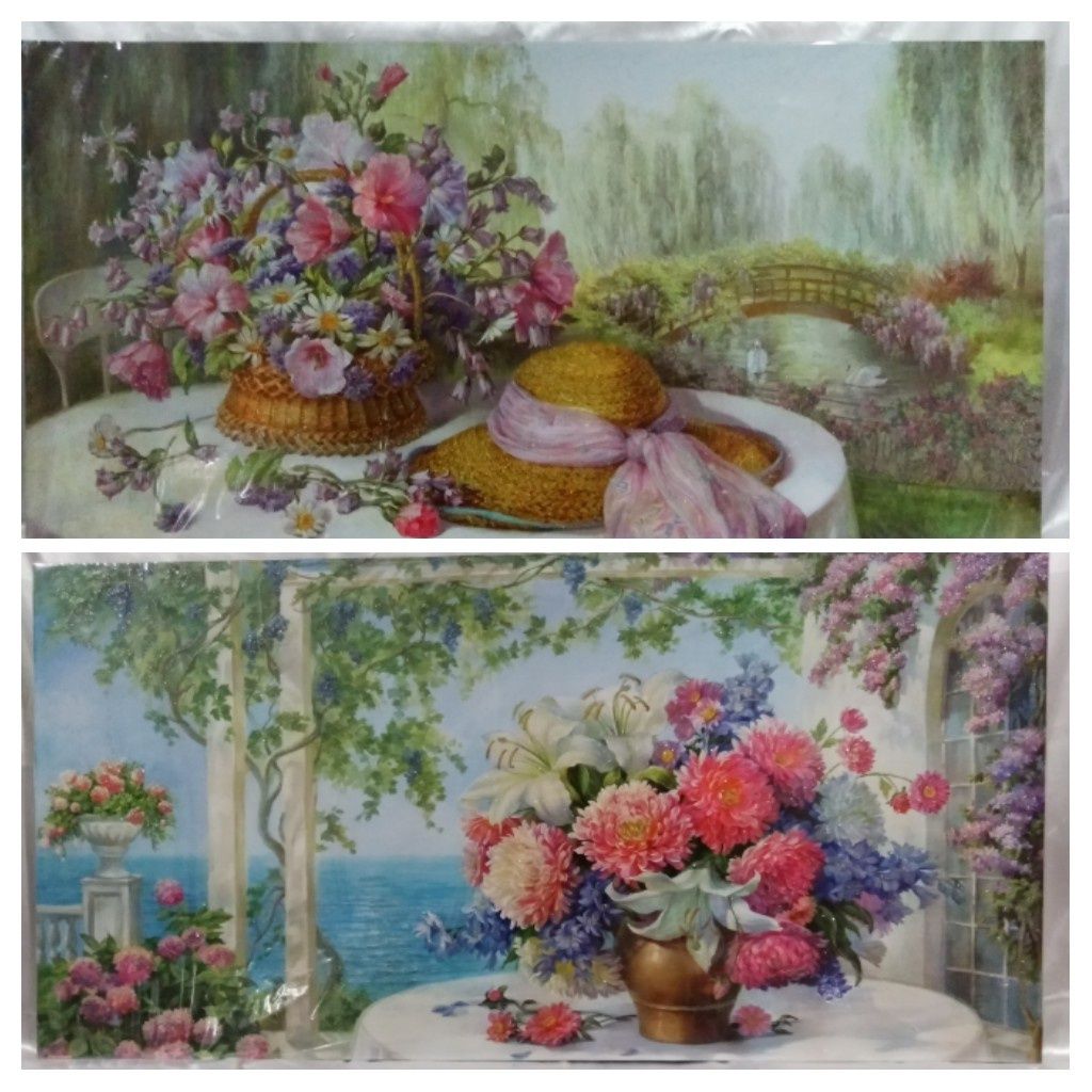 Картина (репродукция) 50x100см.,безрамная