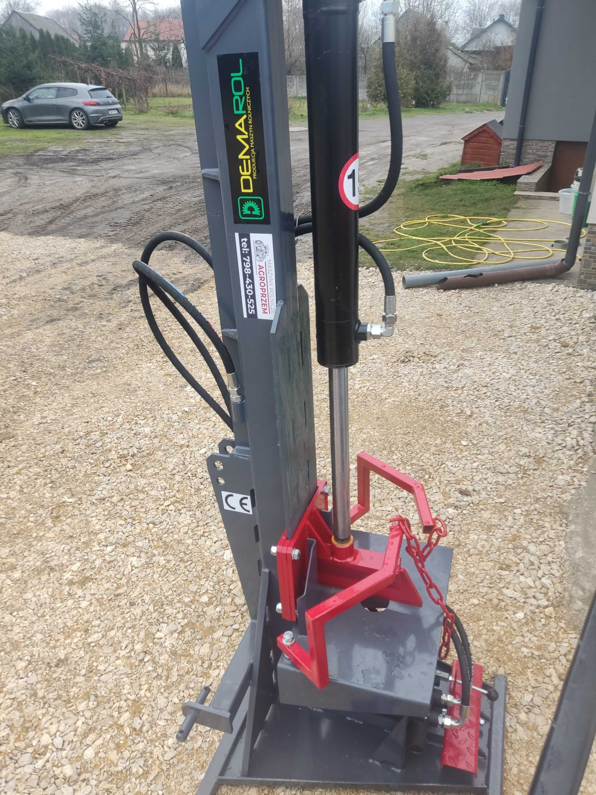 Łuparka hydrauliczna rozdrabniacz do drzewa nowa nacisk 20ton dostawa