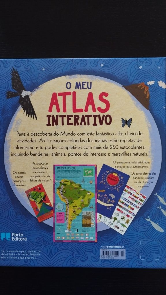 Livros infantis / Enciclopédias / Conhecimento / Atividades / Atlas