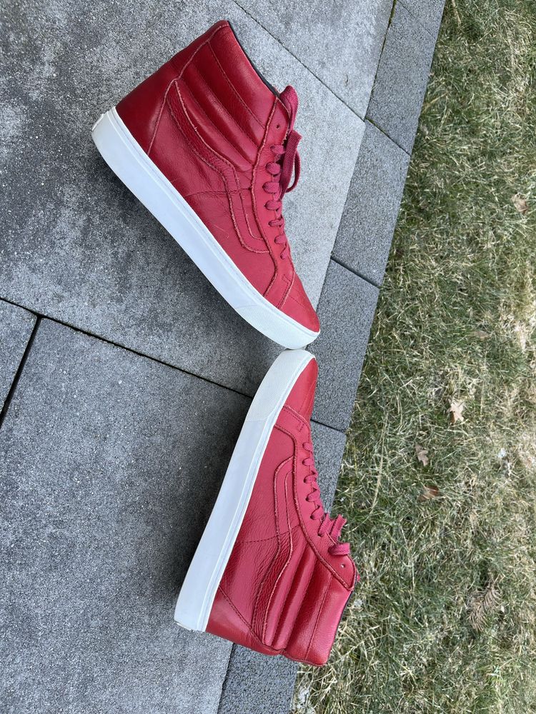 Vans r. 42 buty wysokie sneakersy skorzane