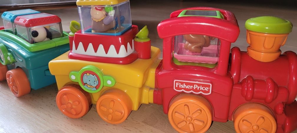 Fisher Price kolejka jeżdżącą