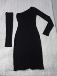 Czarna sukienka od Waszyla rozmiar M /L