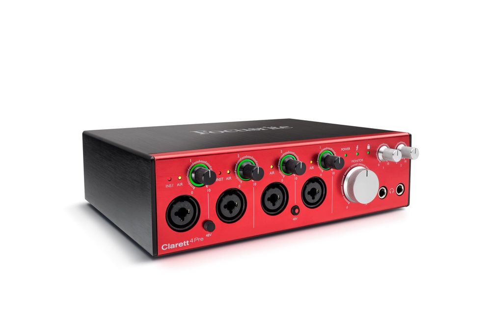 (Como Nova) Focusrite Clarett 4 Pre Thunderbolt