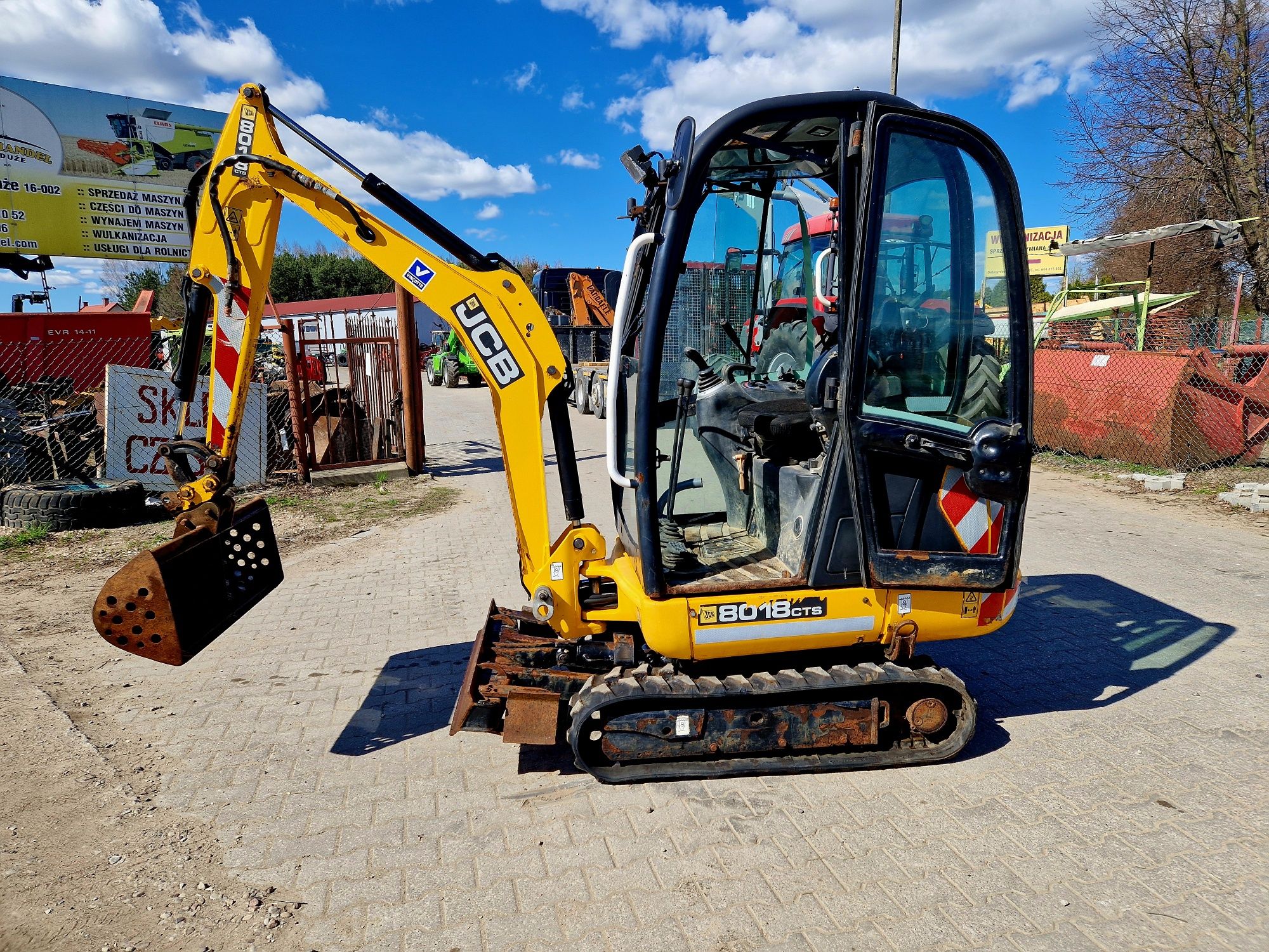 Jcb 8018 CTS 1400mth 2017r 3 łyżki +Młot Mini koparka Kubota