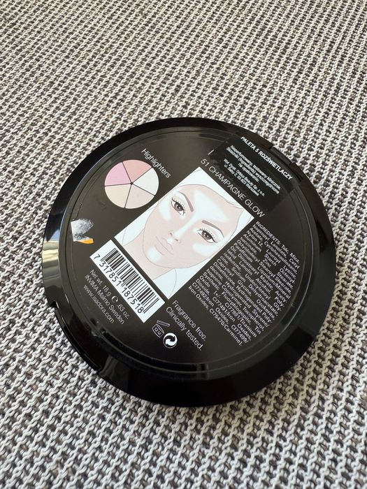 IsaDora Highlighting Wheel 51 paleta rozświetlaczy Champagne Glow