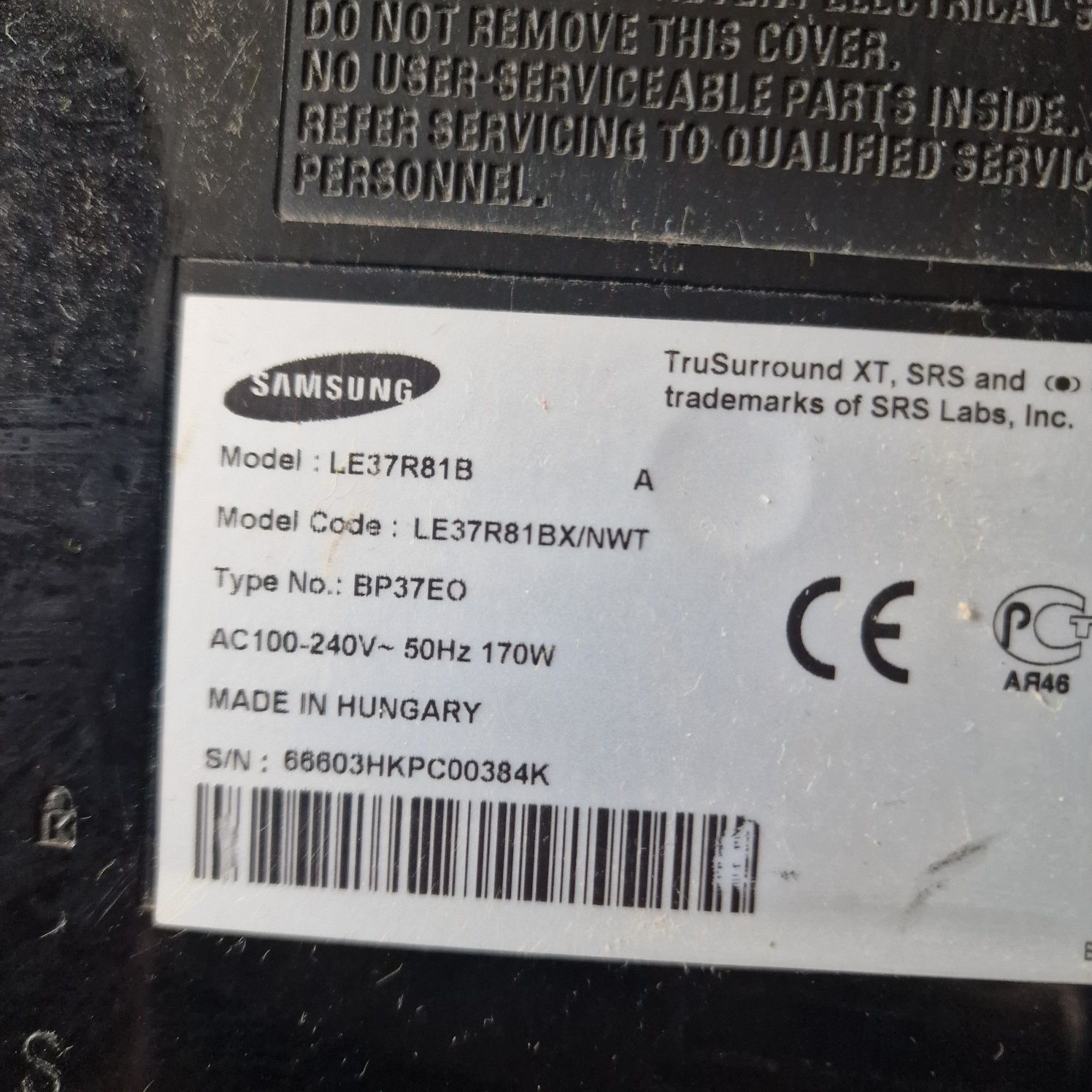 Телевізор Samsung le37r81b