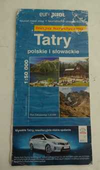Tatry Polskie I Słowackie - Mapa Turystyczna Skala 1 D0 50 000