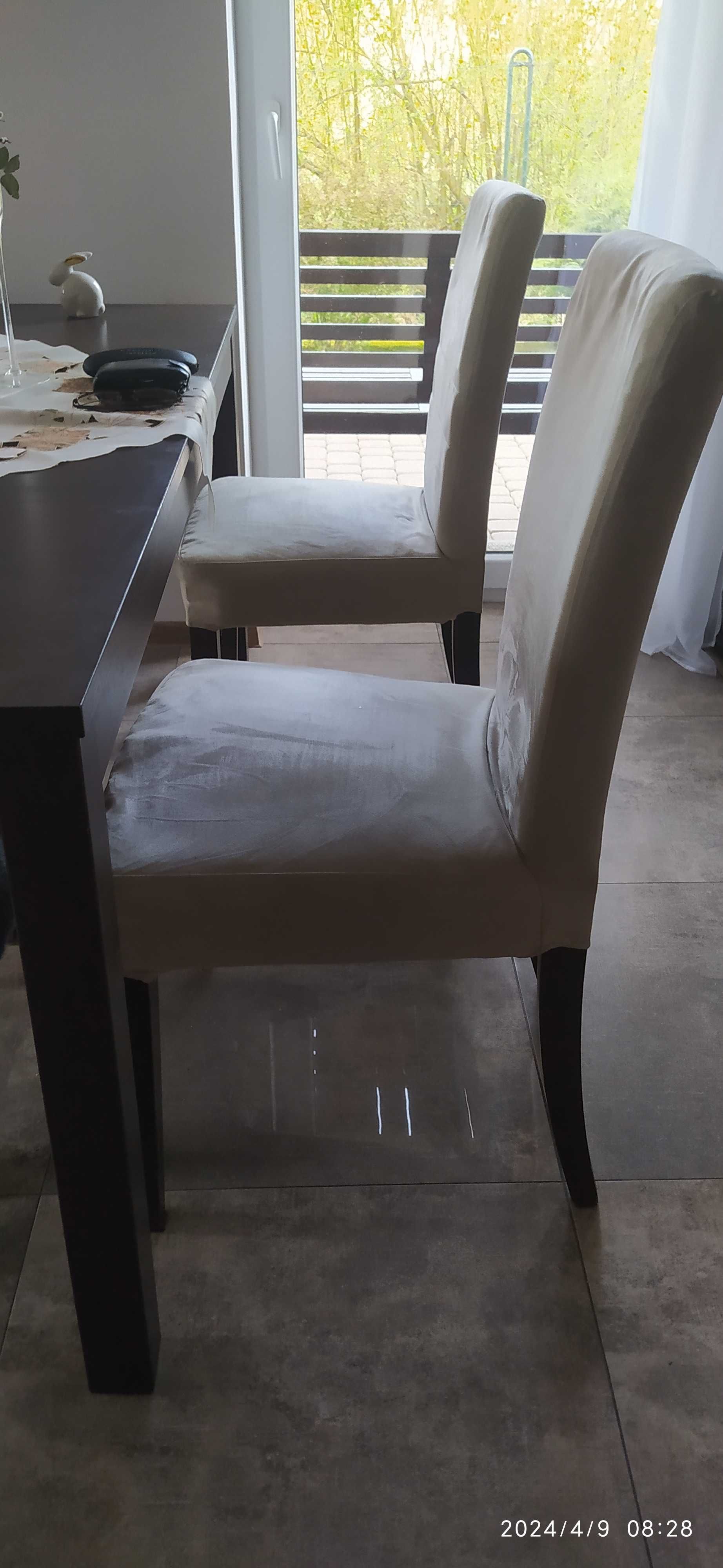 4 krzesła tapicerowane