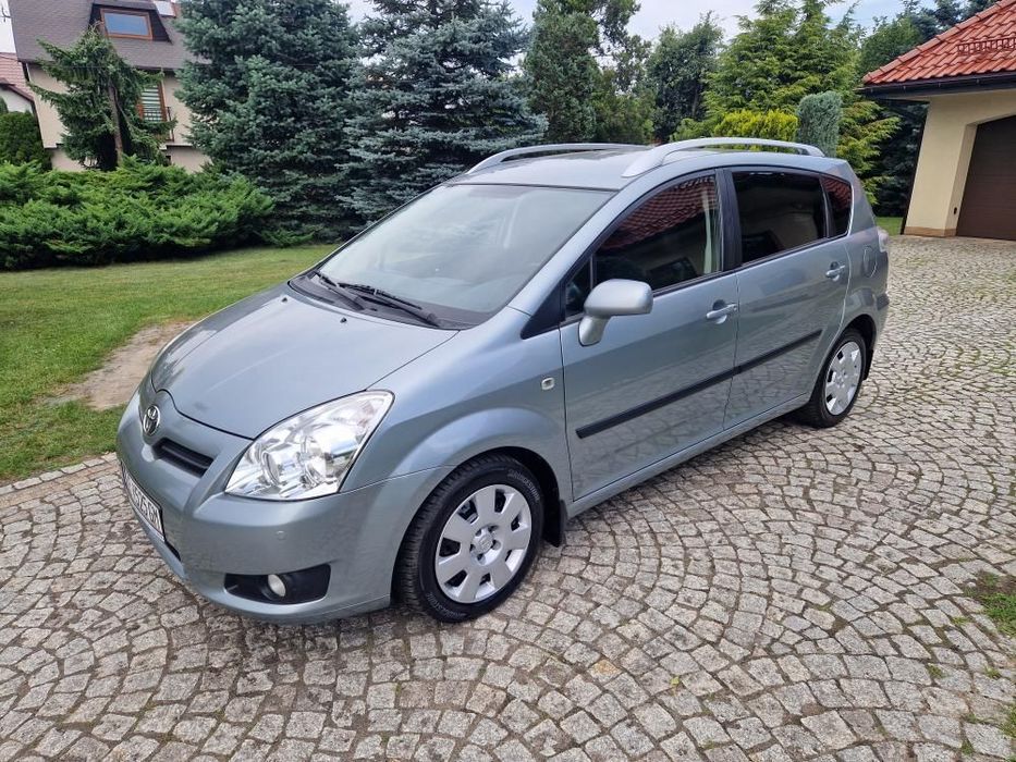 Toyota Corolla Verso Pełny serwis ASO TOYOTA, automat , 7 osobowa,