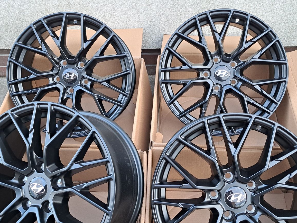 Alufelgi Hyundai 18 NOWE 5x114,3 I30 I40 IX20 Ix35 Tucson! CZARNE