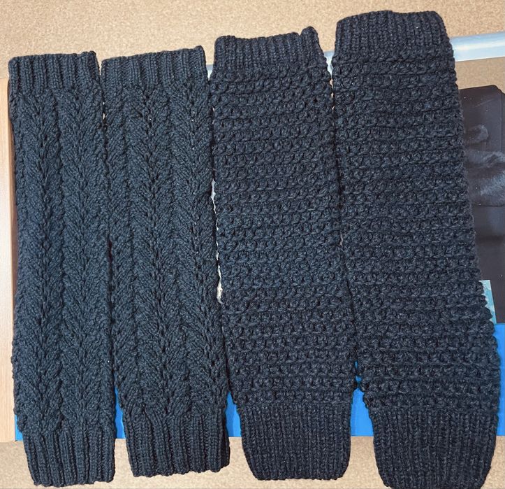 Гетри вʼязані чорні